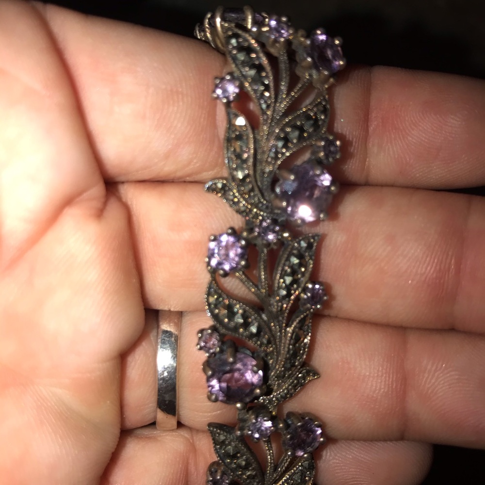 Vintage Sterling silver and amethyst - Picture 7 of 7